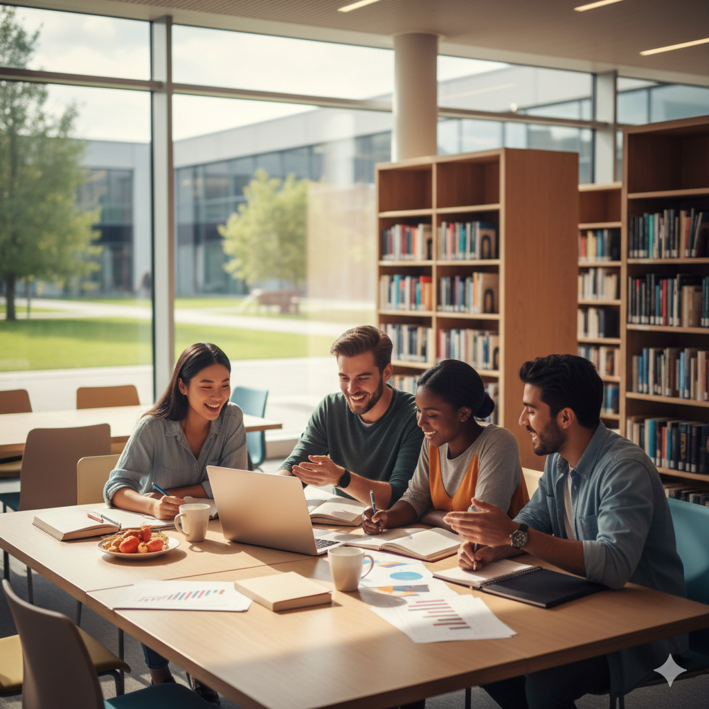 Professionnelle souriante